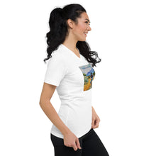 Load image into Gallery viewer, Angels and Cowboys - Album Cover - Short Sleeve V-Neck T-Shirt (Unisex)