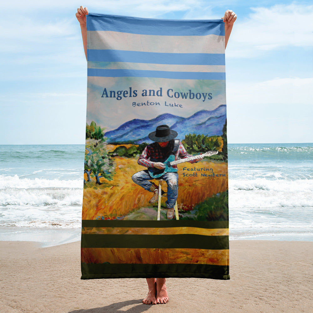 Angels and Cowboys - Album Art - Beach Towel